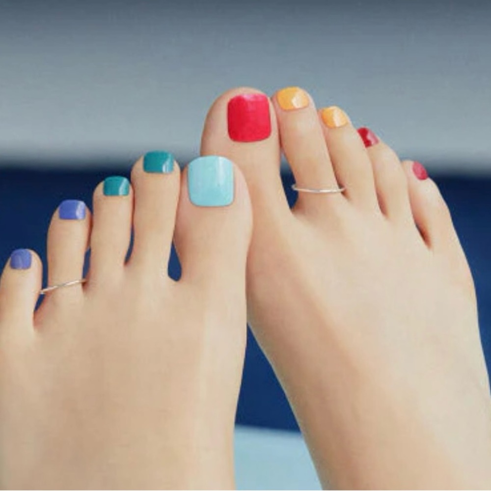 NIB Ohora/Vanity Table Semi-cured Gel Pedicure Set, “Joyful”